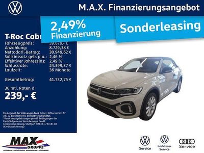 Usata VW T-Roc Cabriolet Karmann 150 CV (110 kW) 2025 Grigio Cabrio