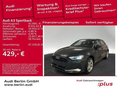 Manhattangrau metallic Gebraucht 2025 Audi A3 Advanced Plus Limousine | 42.990 € (Teuer)