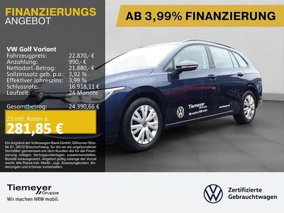 Gebraucht VW Golf VIII Life 131 PS (96 kW) 2023 Blau Kombi