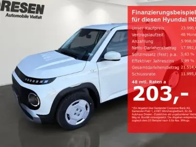 Neu Hyundai Inster Select 71 kW (97 PS) 2026 Weiss Kleinwagen