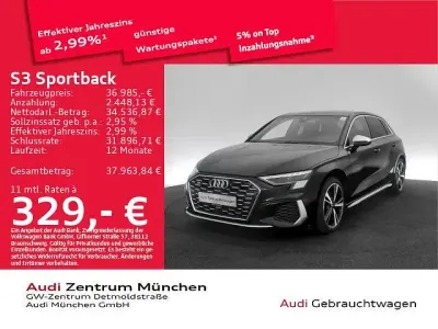 Gebraucht Audi S3 Sport 310 PS (228 kW) 2023 Mythosschwarz metallic Limousine
