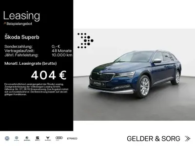 Gebraucht Skoda Superb 200 PS (147 kW) 2022 Lavablau metallic Kombi