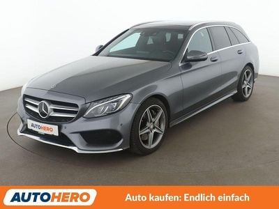 Gebraucht Mercedes C300 AMG line 245 PS (180 kW) 2016 Silber Kombi