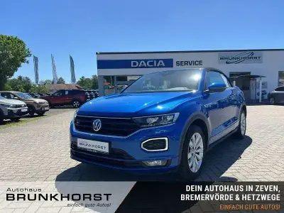 Gebraucht VW T-Roc Cabriolet R-line 150 PS (110 kW) 2020 Ravennablaumetallic Cabrio