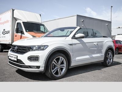 Gebraucht VW T-Roc Cabriolet R-line 150 PS (110 kW) 2021 Weiß Cabrio