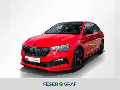 Gebraucht Skoda Scala Monte Carlo 150 PS (110 kW) 2021 Velvetrot premium metallic Kleinwagen