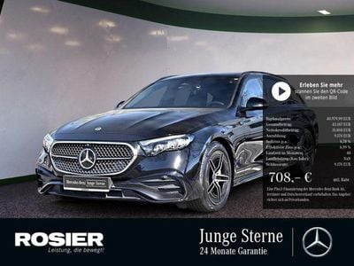 Gebraucht Mercedes E200 AMG line 227 PS (166 kW) 2023 Schwarz / obsidianschwarz Kombi