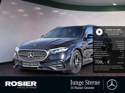 Schwarz / obsidianschwarz Gebraucht 2023 Mercedes E200 AMG line Kombi | 51.990 € (Teuer)