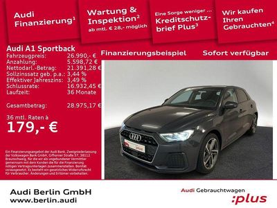Gebraucht Audi A1 Sportback Advanced Plus 116 PS (85 kW) 2025 Manhattangrau metallic Kleinwagen