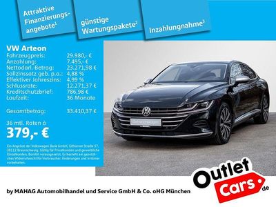 Gebraucht VW Arteon Elegance 150 PS (110 kW) 2023 Schwarz Limousine