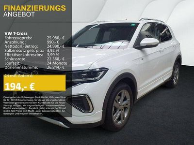 Gebraucht VW T-Cross R-line 150 PS (110 kW) 2024 Weiß SUV