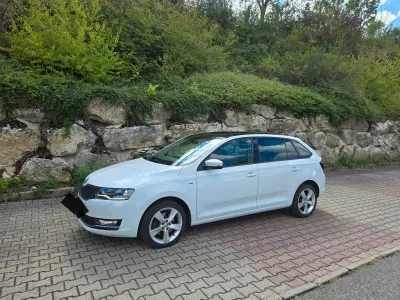 Gebraucht Skoda Rapid Clever 110 PS (80 kW) 2019 Weiß Kleinwagen