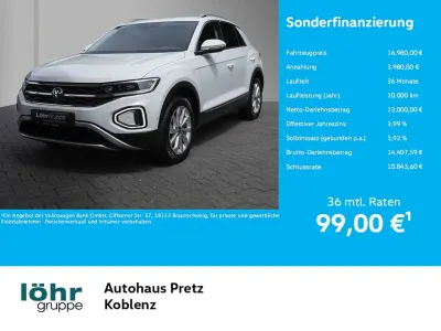 Gebraucht VW T-Roc Style 110 PS (80 kW) 2022 Weiß SUV