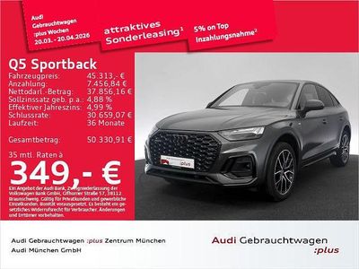 Gebraucht Audi Q5 Sportback S-Line 204 PS (150 kW) 2023 Grau SUV