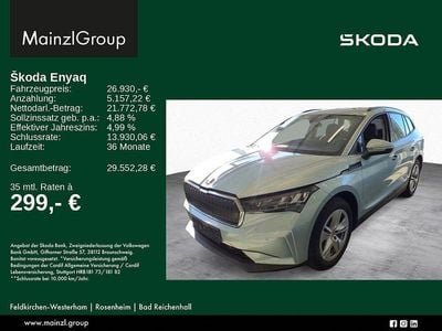 Gebraucht Skoda Enyaq iV Loft 131 kW (179 PS) 2023 Arcticsilber metallic SUV