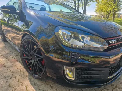 Gebraucht VW Golf Cabriolet GTI 211 PS (155 kW) 2014 Schwarz Cabrio