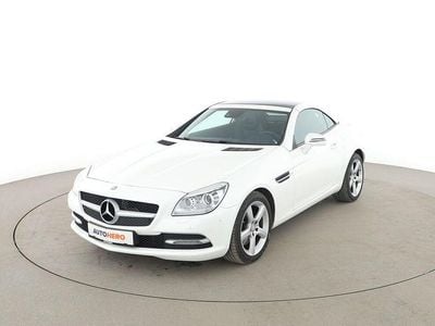 Gebraucht Mercedes SLK200 184 PS (135 kW) 2016 Weiß Cabrio