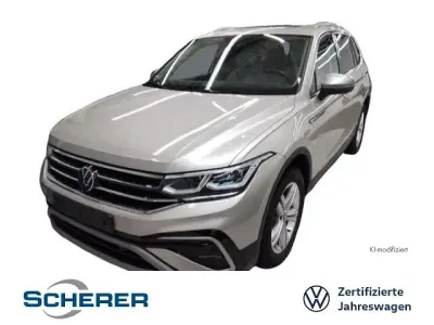 Gebraucht VW Tiguan Allspace Elegance 200 PS (147 kW) 2024 Ivory silver metallic (metallic) SUV