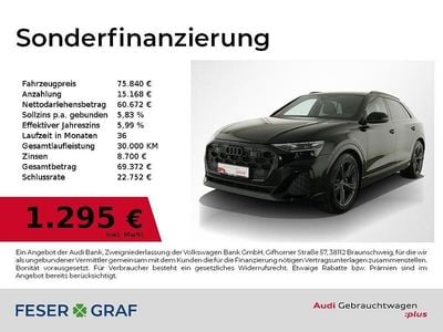 Gebraucht Audi Q8 S-Line 286 PS (210 kW) 2025 Mythosschwarz metallic SUV
