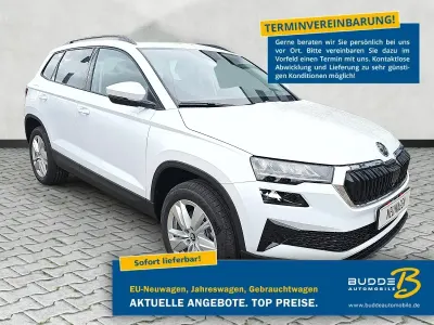Neu Skoda Karoq Selection 150 PS (110 kW) 2026 Moonweiß metallic SUV