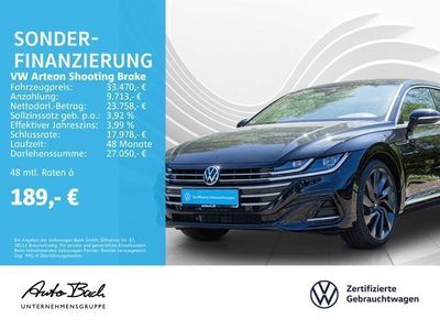 Gebraucht VW Arteon R-line 190 PS (139 kW) 2023 Schwarz (deep black perleffekt) Kombi