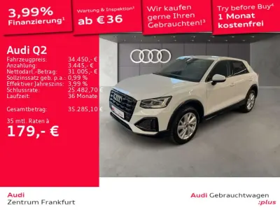 Gebraucht Audi Q2 Advanced Plus 190 PS (139 kW) 2025 Gletscherweiß metallic/gletsch SUV