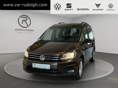 Gebraucht VW Caddy Comfortline 125 PS (91 kW) 2017 Chestnut brown metallic Van / Kleinbus
