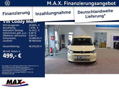 Neu VW Caddy 122 PS (89 kW) 2026 Hellelfenbein r1015 Van / Kleinbus