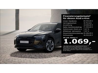 gebraucht Audi e-tron 55 LINE QUATTRO Allrad Panorama Apple Android Auto Soundsystem S line