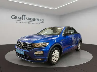 Gebraucht VW T-Roc Cabriolet R-line 150 PS (110 kW) 2022 Ravennablau metallic Cabrio