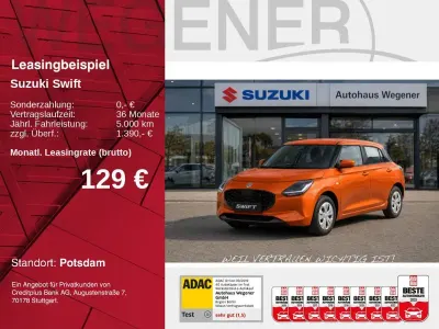 Neu Suzuki Swift Club 82 PS (60 kW) 2026 Flame orange pearl metallic Kleinwagen