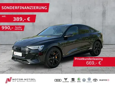Gebraucht Audi e-tron Sportback S-Line 300 kW (408 PS) 2022 Mythosschwarz metallic SUV