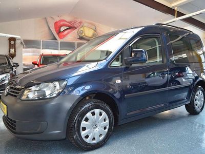 Begagnad VW Caddy Trendline 105 HK (77 kW) 2012 Blå Minibuss