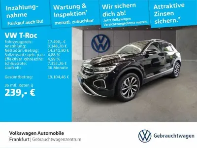 Gebraucht VW T-Roc Style 110 PS (80 kW) 2022 Schwarz SUV