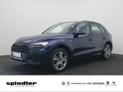 Gebraucht Audi Q5 S-Line 367 PS (269 kW) 2022 Navarrablau metallic SUV