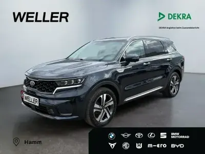 Gebraucht Kia Sorento Spirit 265 PS (194 kW) 2021 B4u) gravity blau (blau SUV