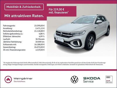 Gebraucht VW T-Roc R-line 110 PS (80 kW) 2024 Grau SUV