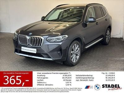 Gebraucht BMW X3 Sport Line 184 PS (135 kW) 2022 Sophistograu brillanteffekt me SUV
