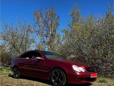 Usata Mercedes CLK270 170 CV (125 kW) 2003 Rosso Coupé