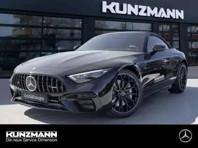 Gebraucht Mercedes SL43 AMG AMG 421 PS (309 kW) 2026 Obsidianschwarz metallic Cabrio
