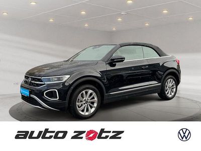Schwarz Gebraucht 2025 VW T-Roc Cabriolet Style Cabrio | 27.870 € (Superpreis)