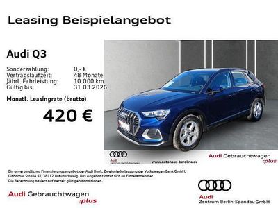 Gebraucht Audi Q3 Advanced Plus 150 PS (110 kW) 2025 Blau SUV