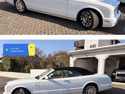 Gebraucht Bentley Azure 457 PS (336 kW) 2008 Weiß metallicbeige Cabrio