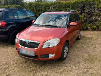Gebraucht Skoda Fabia 69 PS (50 kW) 2009 Orange Kombi