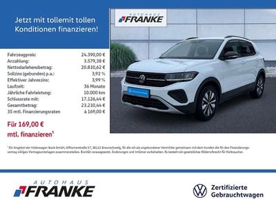 Gebraucht VW T-Cross Goal 116 PS (85 kW) 2024 Pure white SUV