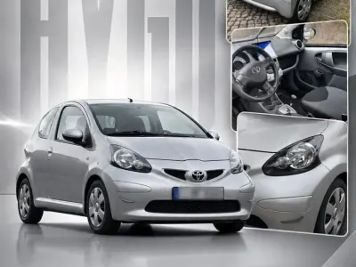 Usata Toyota Aygo 68 CV (50 kW) 2008 Argento Utilitaria