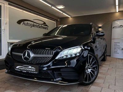 gebraucht Mercedes C220 d T 4M 9G AMG-LINE LED DAB KEYGO BURMST 19"