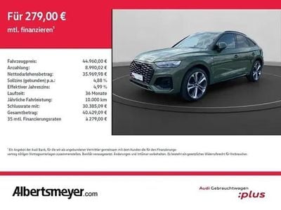 Usata Audi Q5 Sportback S-Line 195 CV (143 kW) 2022 Verde SUV