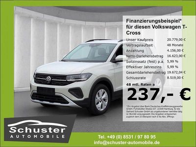 Ascotgrau Gebraucht 2024 VW T-Cross Life SUV | 20.779 € (Fairer Preis)