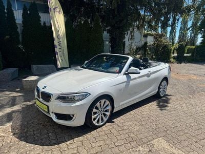 Usata BMW 220 Sport Line 184 CV (135 kW) 2015 Bianco Cabrio